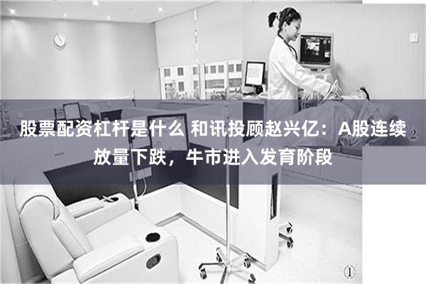 股票配资杠杆是什么 和讯投顾赵兴亿：A股连续放量下跌，牛市进入发育阶段