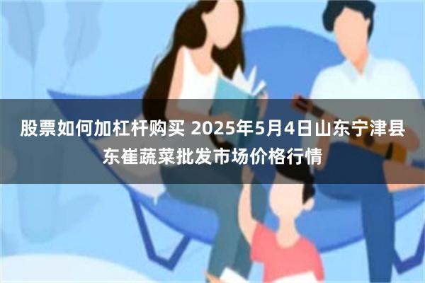 股票如何加杠杆购买 2025年5月4日山东宁津县东崔蔬菜批发市场价格行情